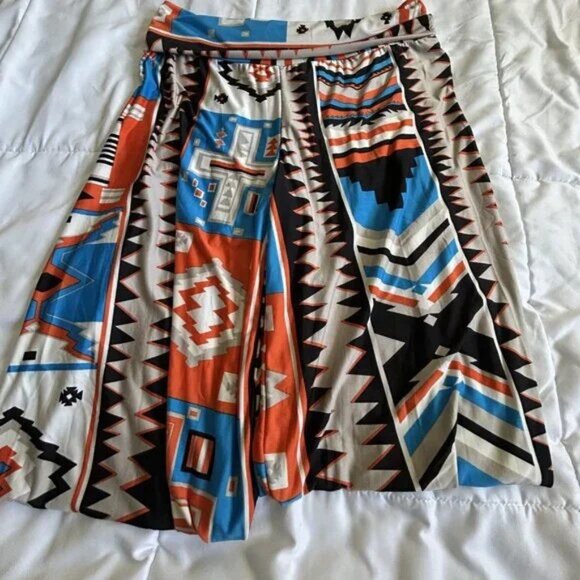 Palazzo Retro Pattern Soft Touch Retro Pattern Size L - Picture 4 of 4